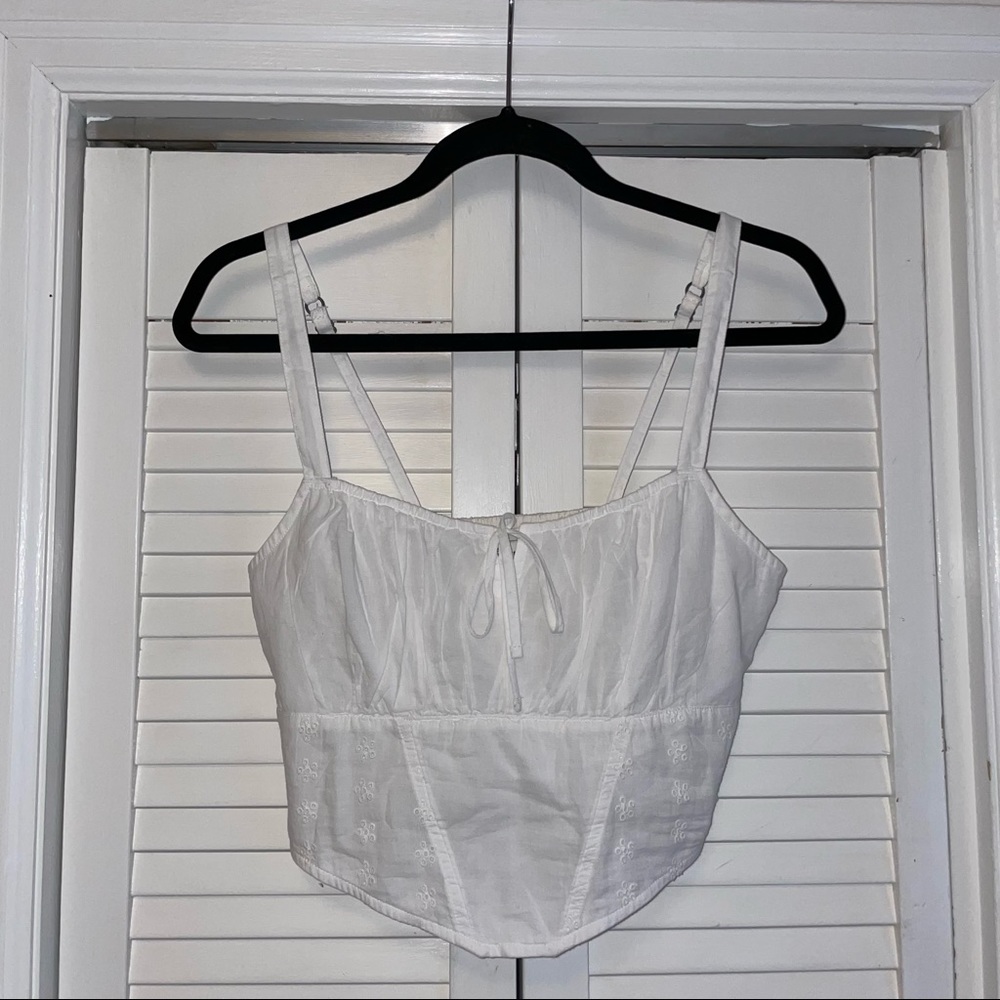 White Summer Top - Picture 1 of 3